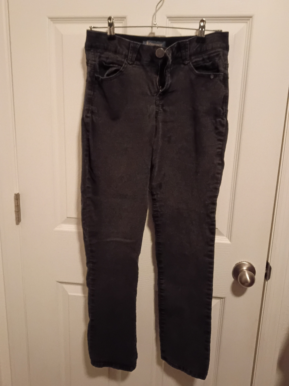 Democracy Black Stretch Straight Leg Jeans